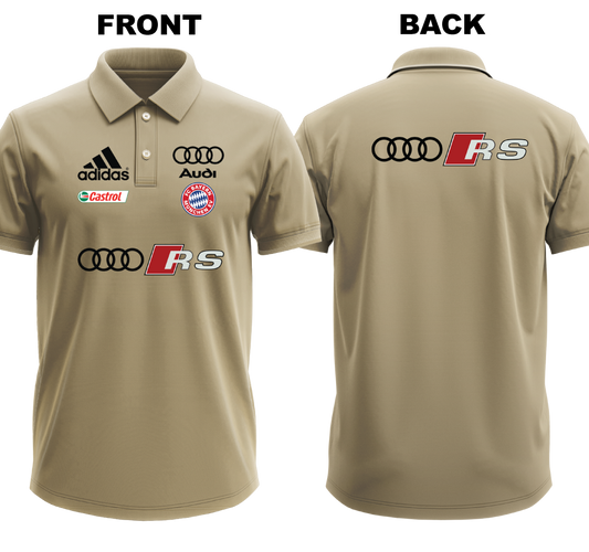 Drifit Polo Shirt: Audi RS (Front and Back)