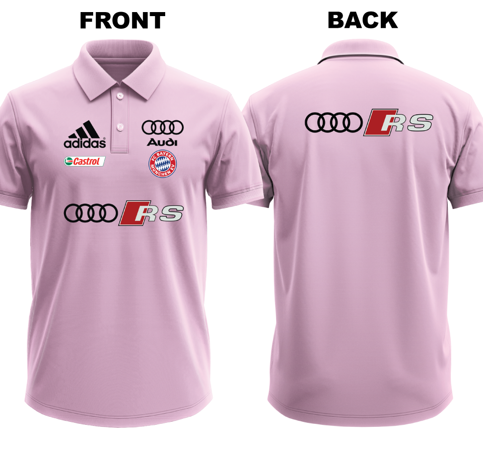 Drifit Polo Shirt: Audi RS (Front and Back)