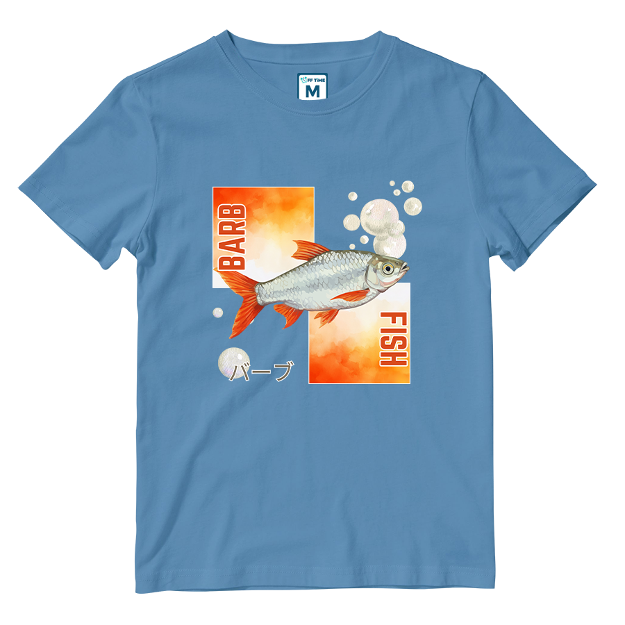 Cotton Shirt: BARB FISH