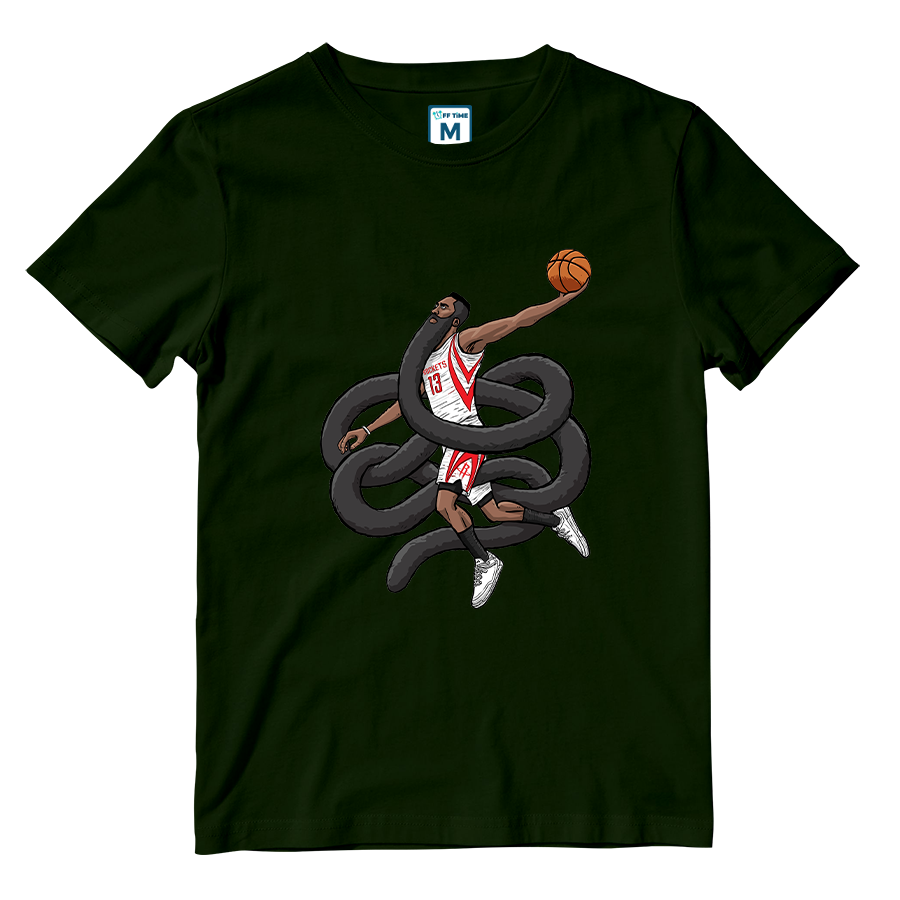 Cotton Shirt: Long Beard Harden NBA