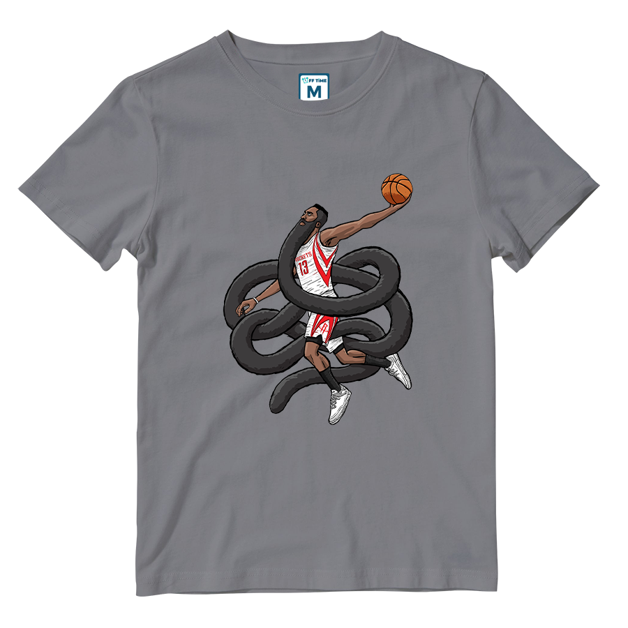 Cotton Shirt: Long Beard Harden NBA