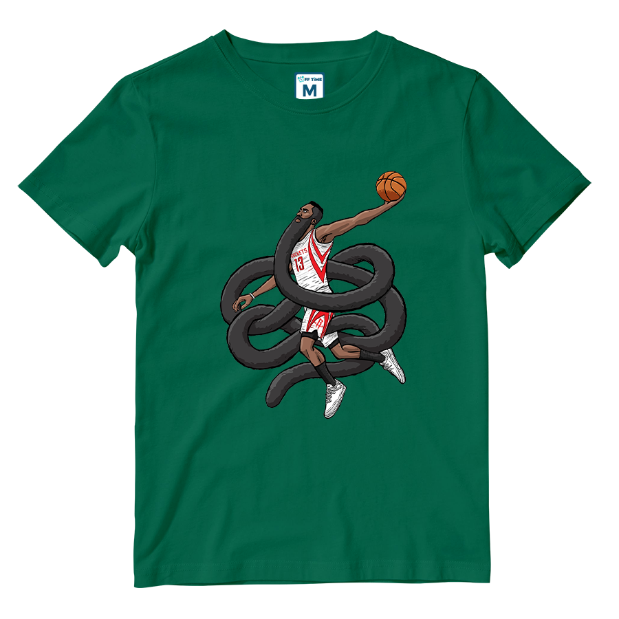 Cotton Shirt: Long Beard Harden NBA