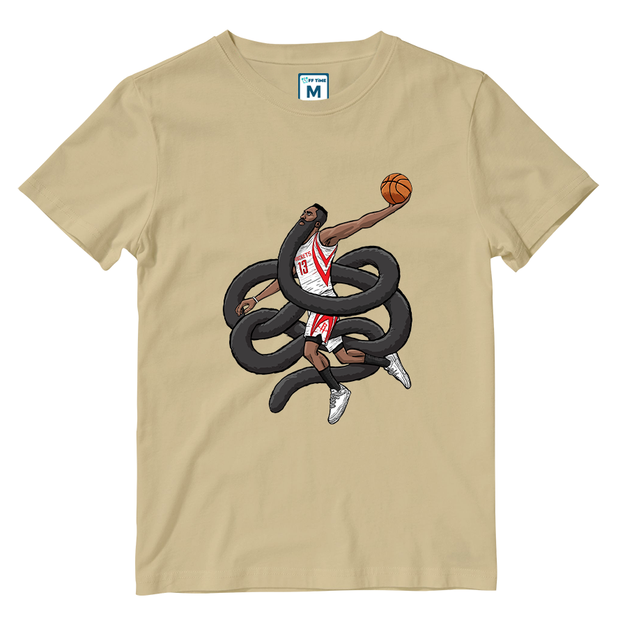 Cotton Shirt: Long Beard Harden NBA