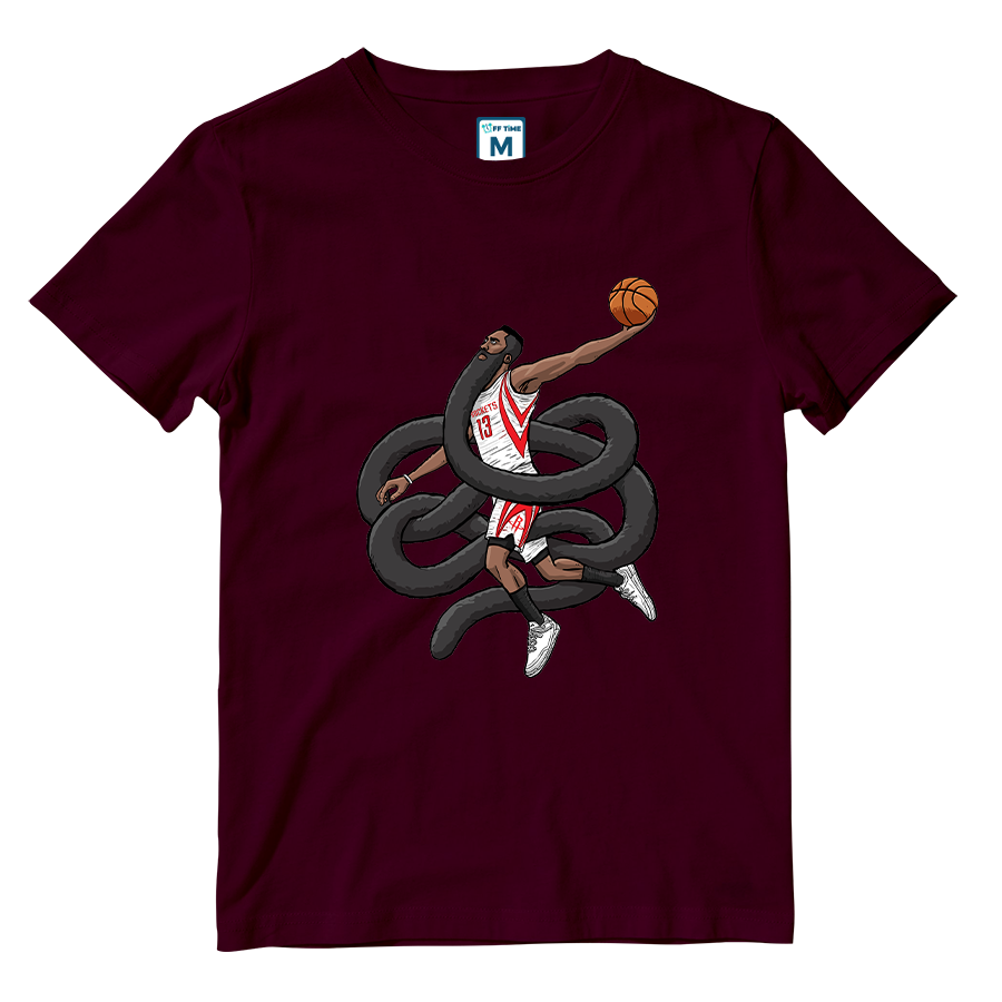 Cotton Shirt: Long Beard Harden NBA