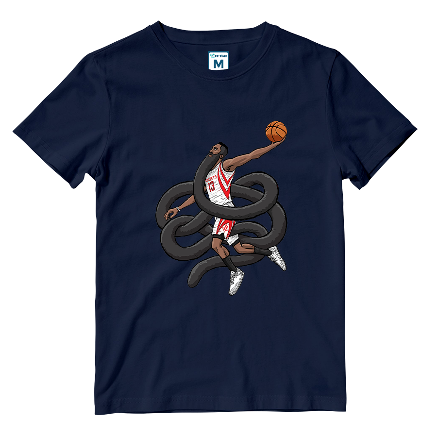 Cotton Shirt: Long Beard Harden NBA