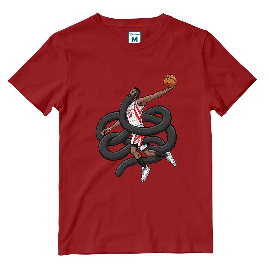 Cotton Shirt: Long Beard Harden NBA