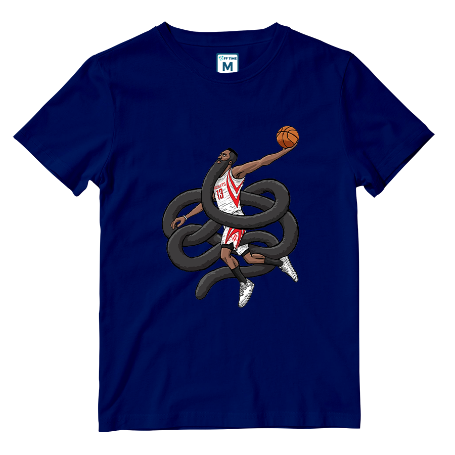 Cotton Shirt: Long Beard Harden NBA