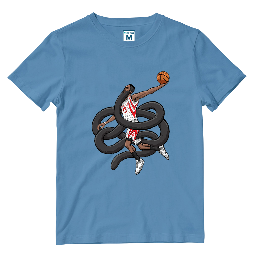 Cotton Shirt: Long Beard Harden NBA