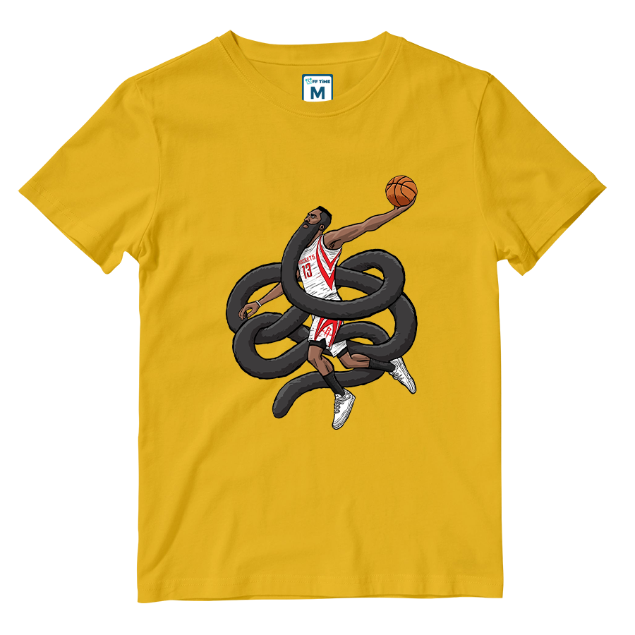 Cotton Shirt: Long Beard Harden NBA