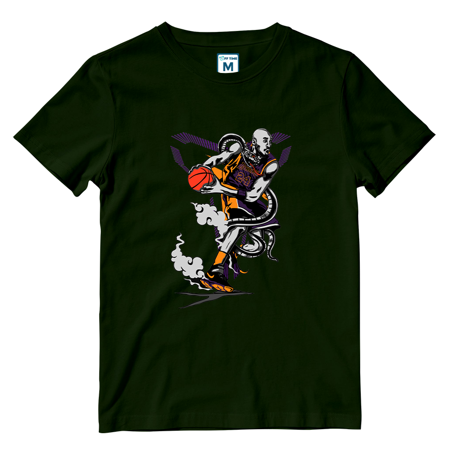 Cotton Shirt: Kobe Black Mamba NBA