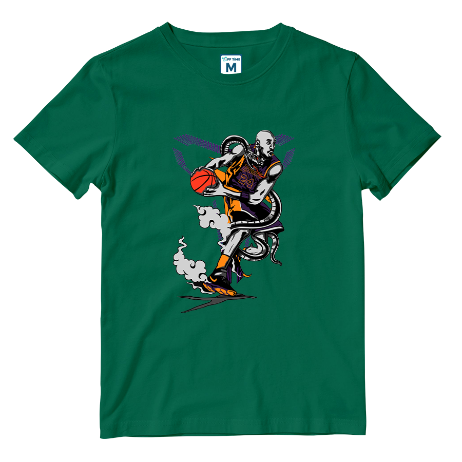 Cotton Shirt: Kobe Black Mamba NBA