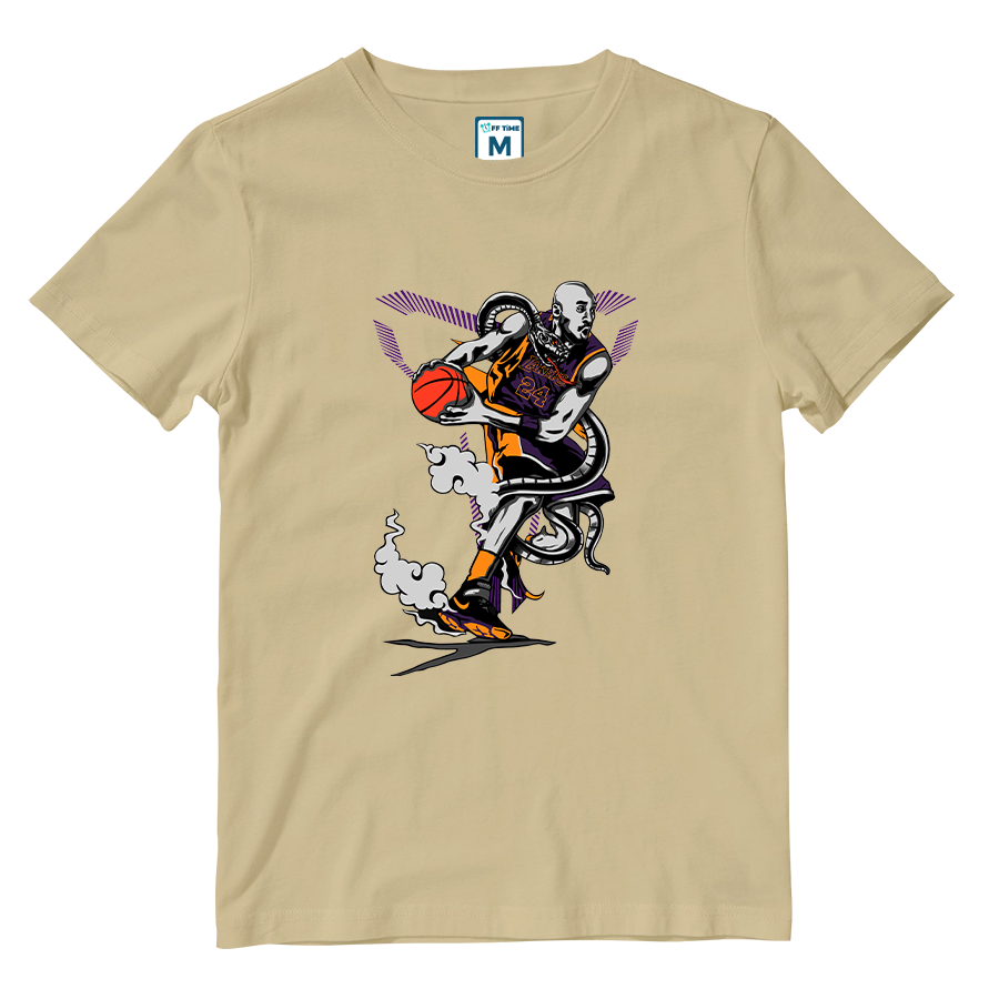 Cotton Shirt: Kobe Black Mamba NBA