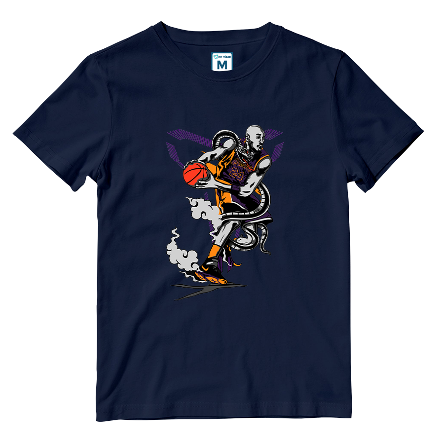 Cotton Shirt: Kobe Black Mamba NBA