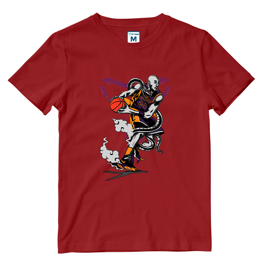 Cotton Shirt: Kobe Black Mamba NBA