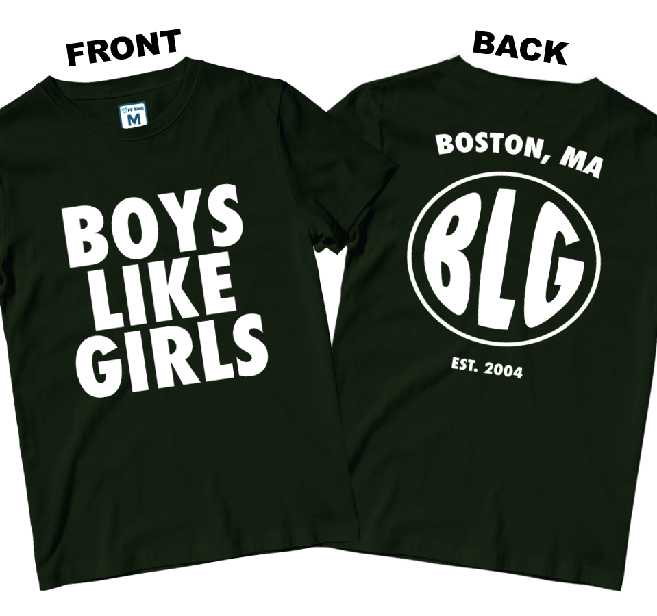 Cotton Shirt: BLG Logo (Front and Back)
