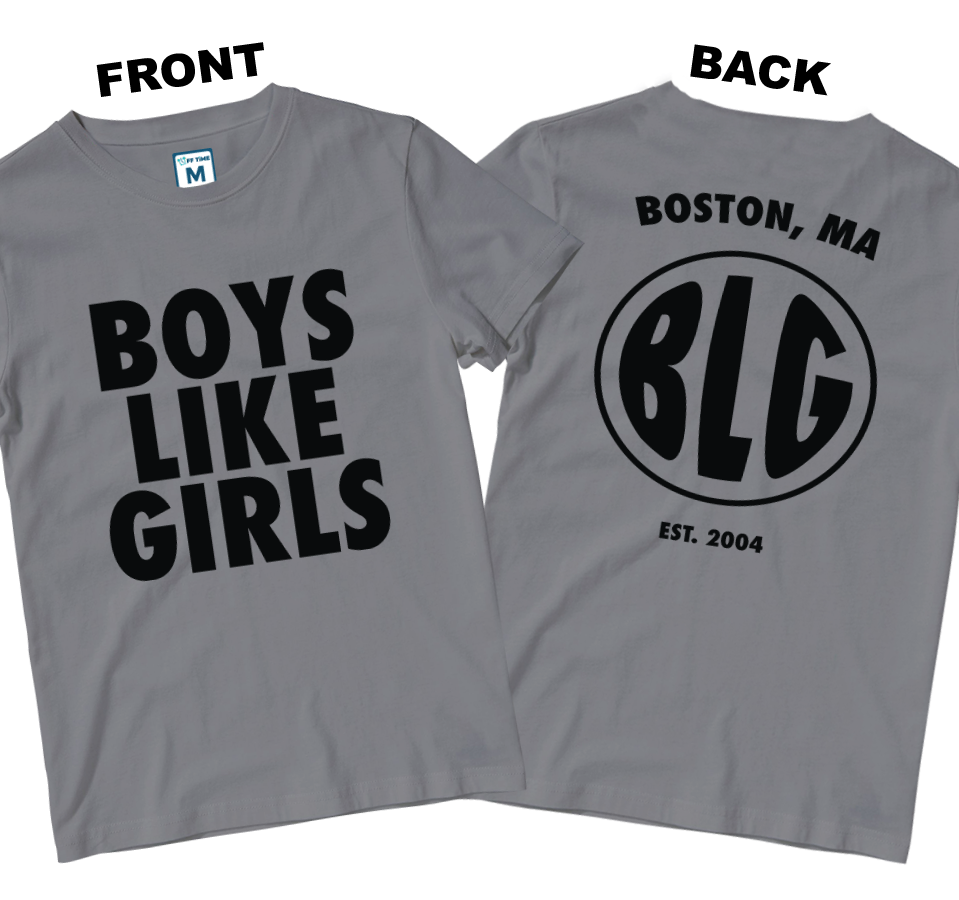 Cotton Shirt: BLG Logo (Front and Back)