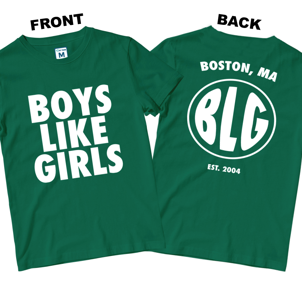 Cotton Shirt: BLG Logo (Front and Back)