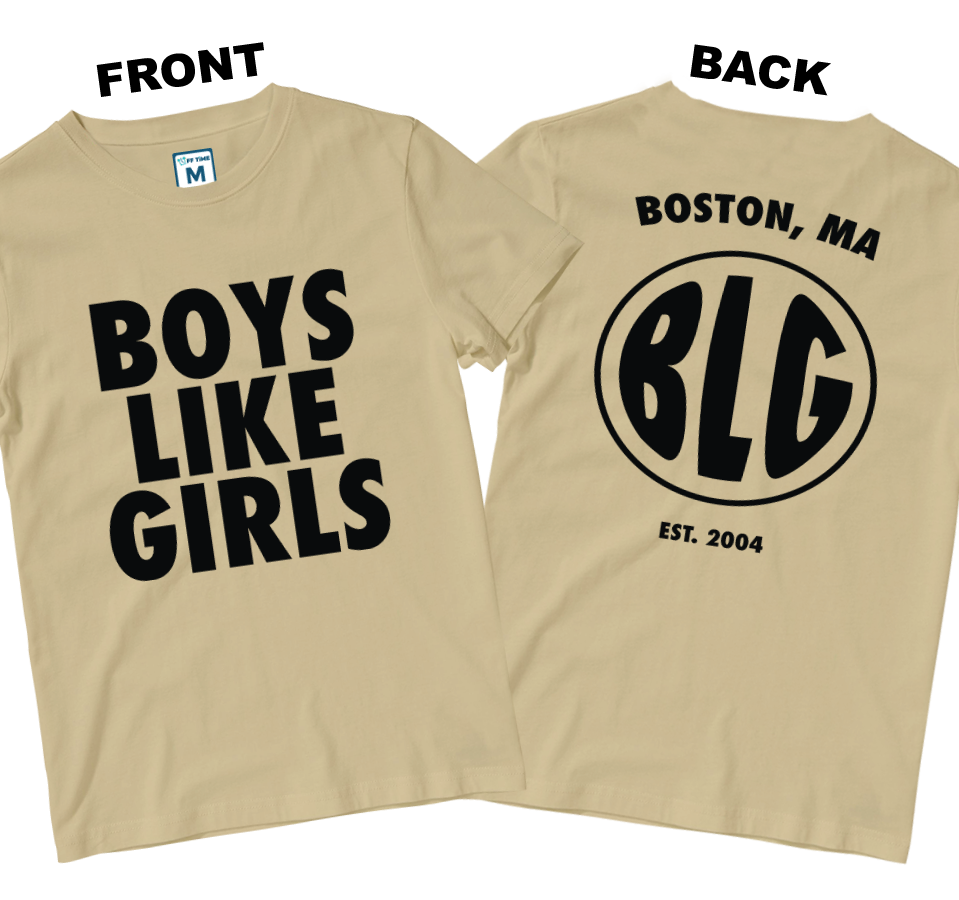 Cotton Shirt: BLG Logo (Front and Back)