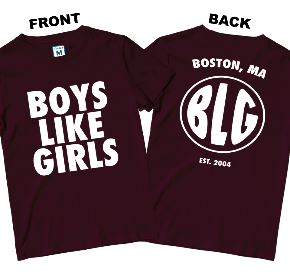 Cotton Shirt: BLG Logo (Front and Back)