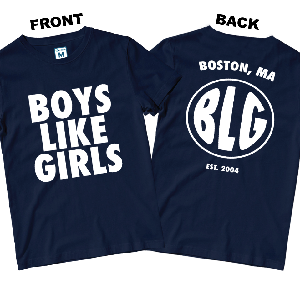 Cotton Shirt: BLG Logo (Front and Back)