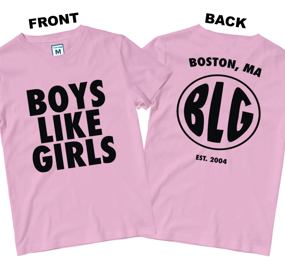 Cotton Shirt: BLG Logo (Front and Back)