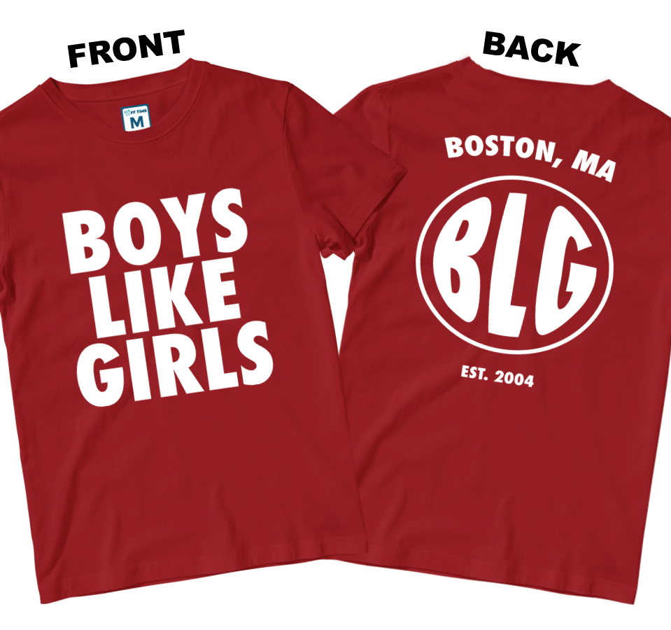 Cotton Shirt: BLG Logo (Front and Back)