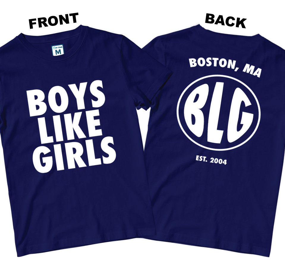 Cotton Shirt: BLG Logo (Front and Back)