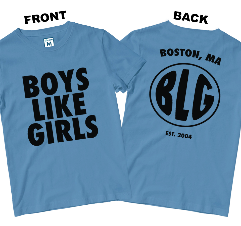 Cotton Shirt: BLG Logo (Front and Back)