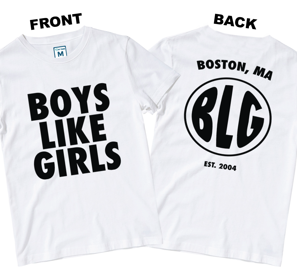 Cotton Shirt: BLG Logo (Front and Back)