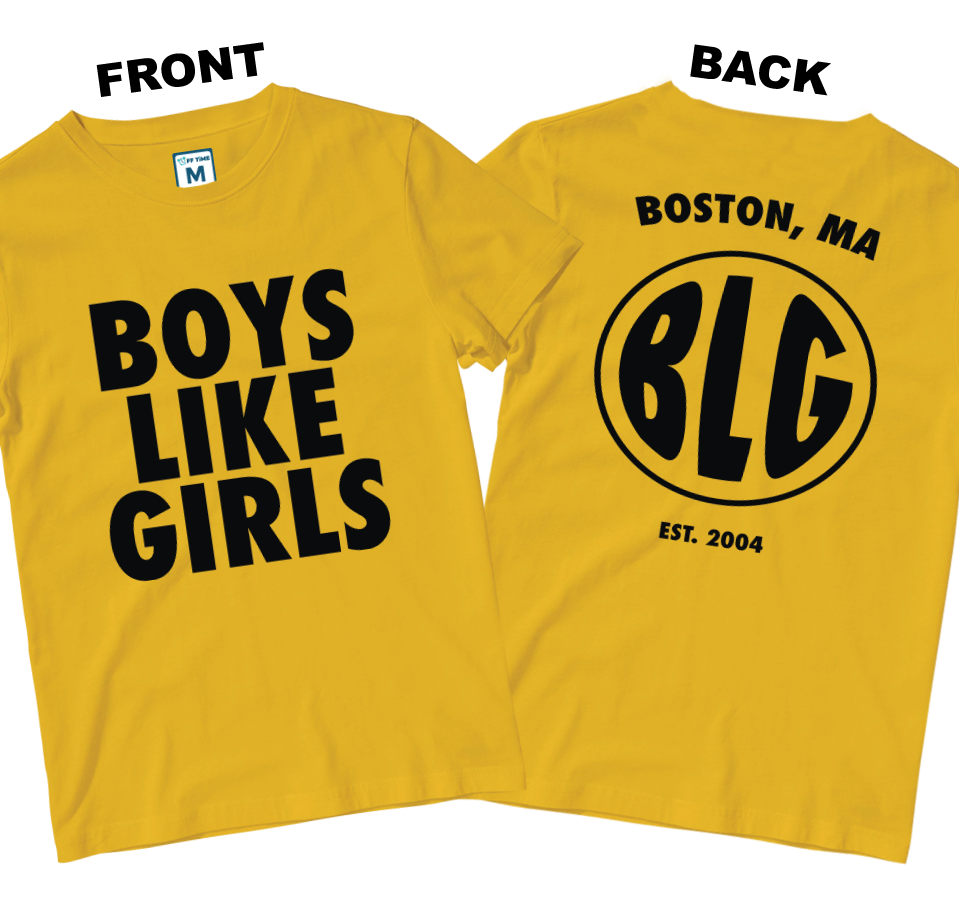 Cotton Shirt: BLG Logo (Front and Back)