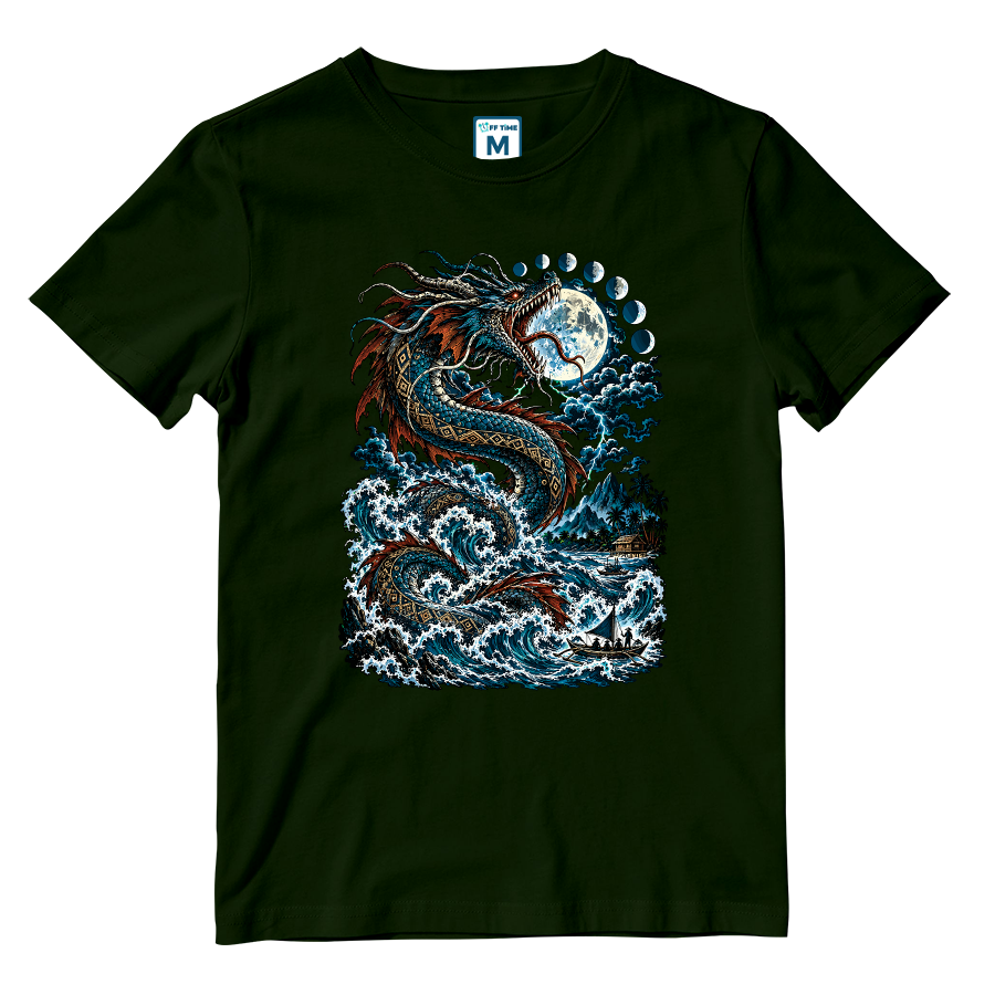 Cotton Shirt: Bakunawa Moon