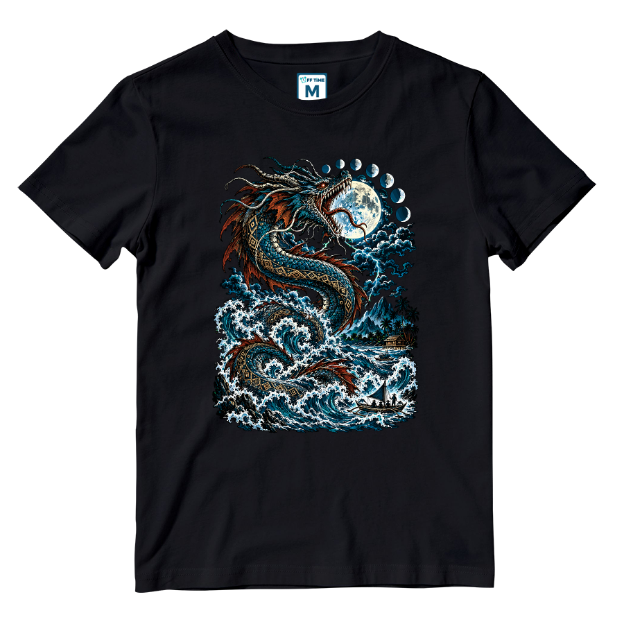 Cotton Shirt: Bakunawa Moon