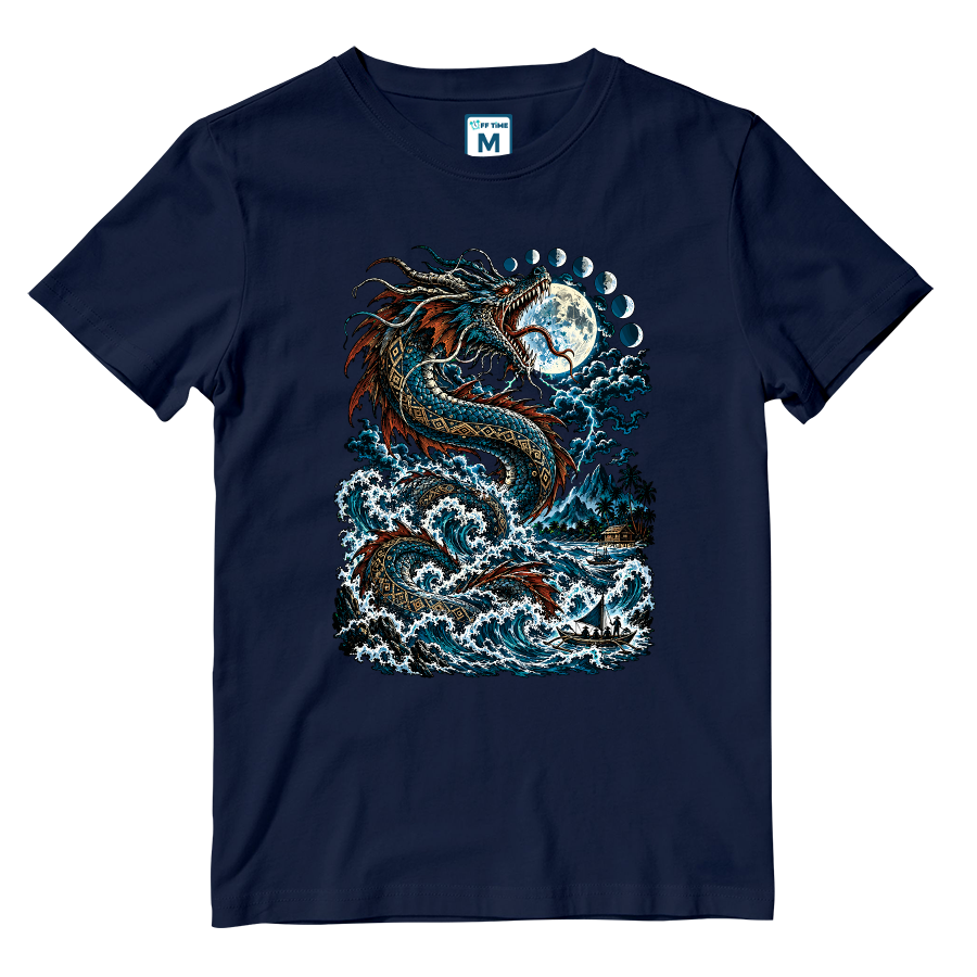 Cotton Shirt: Bakunawa Moon