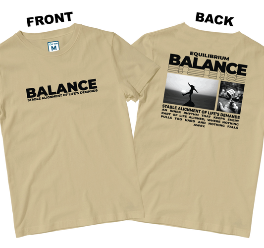 Cotton Shirt: Balance (Front and Back)