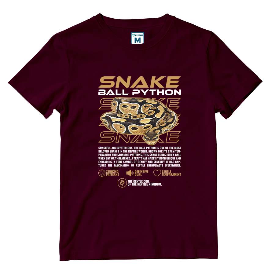 Cotton Shirt: Ball Python