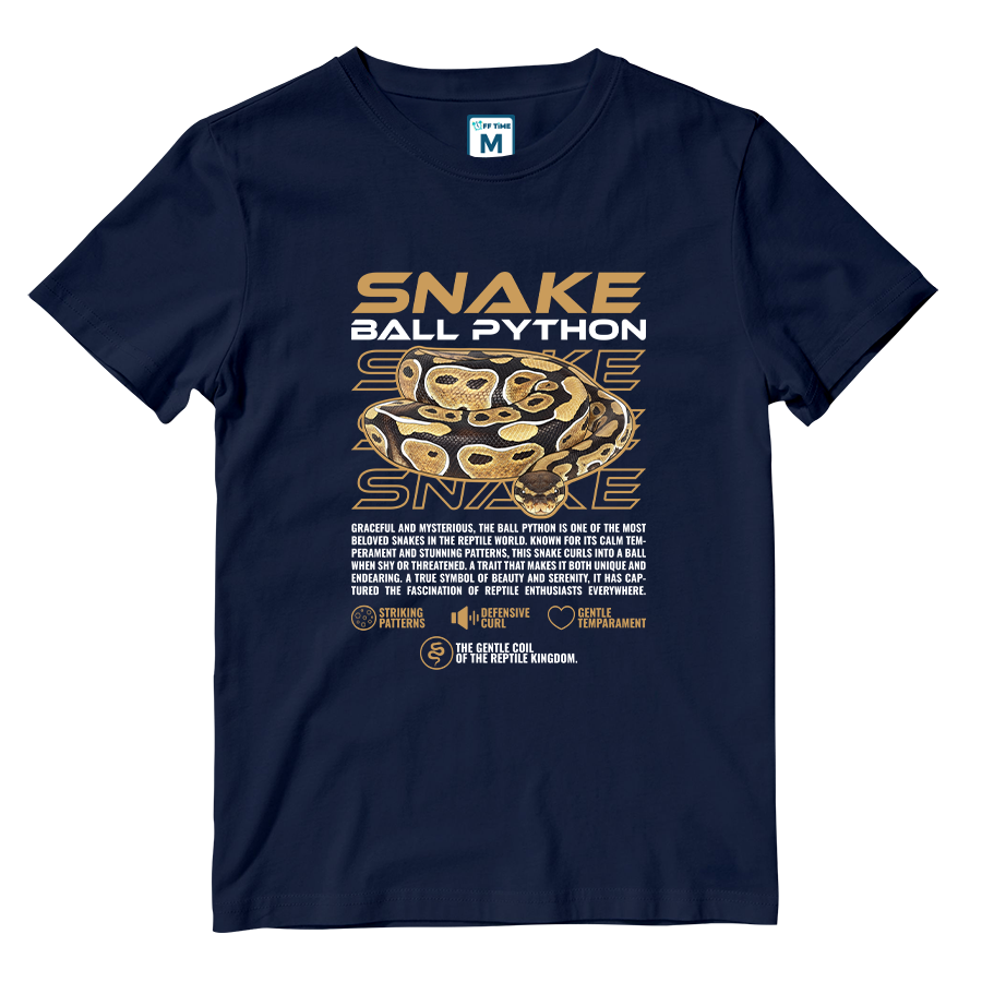 Cotton Shirt: Ball Python