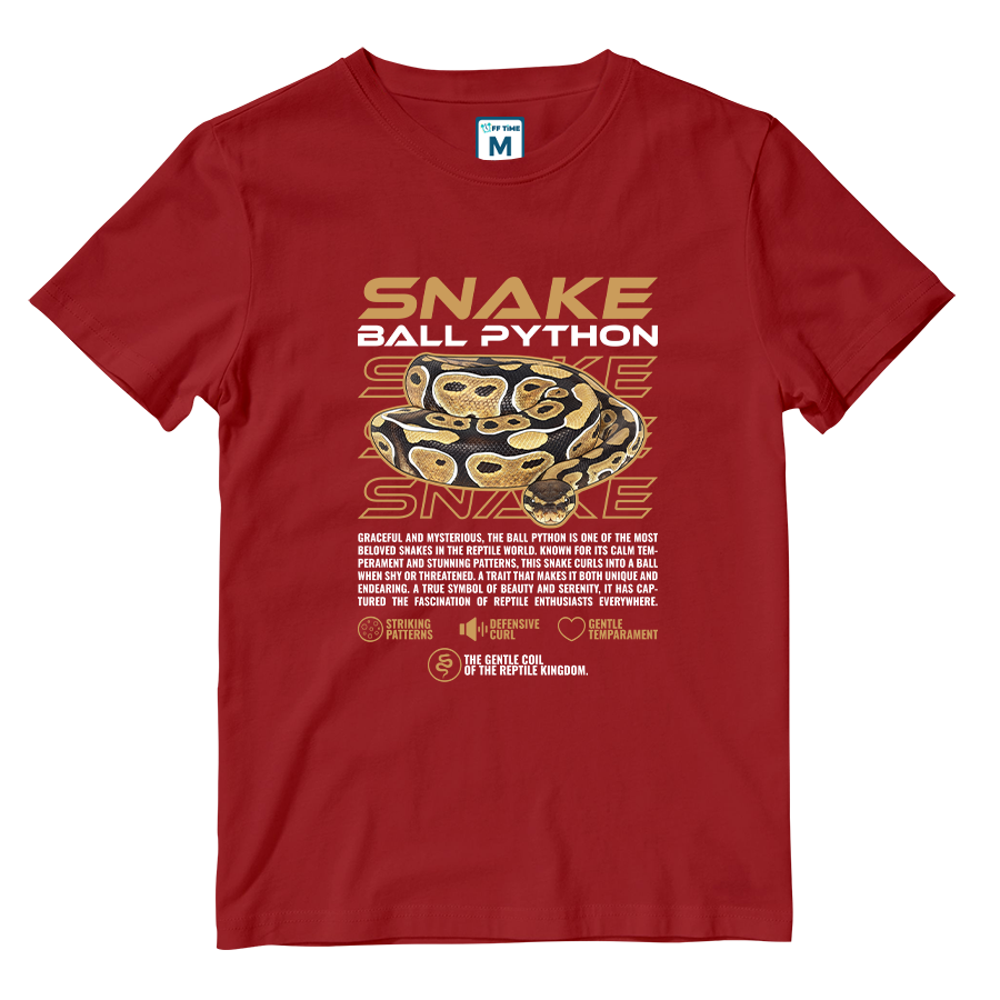 Cotton Shirt: Ball Python