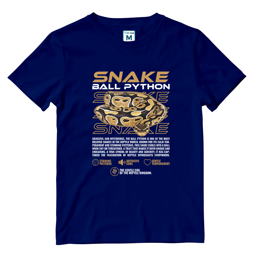 Cotton Shirt: Ball Python