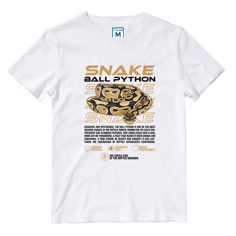 Cotton Shirt: Ball Python