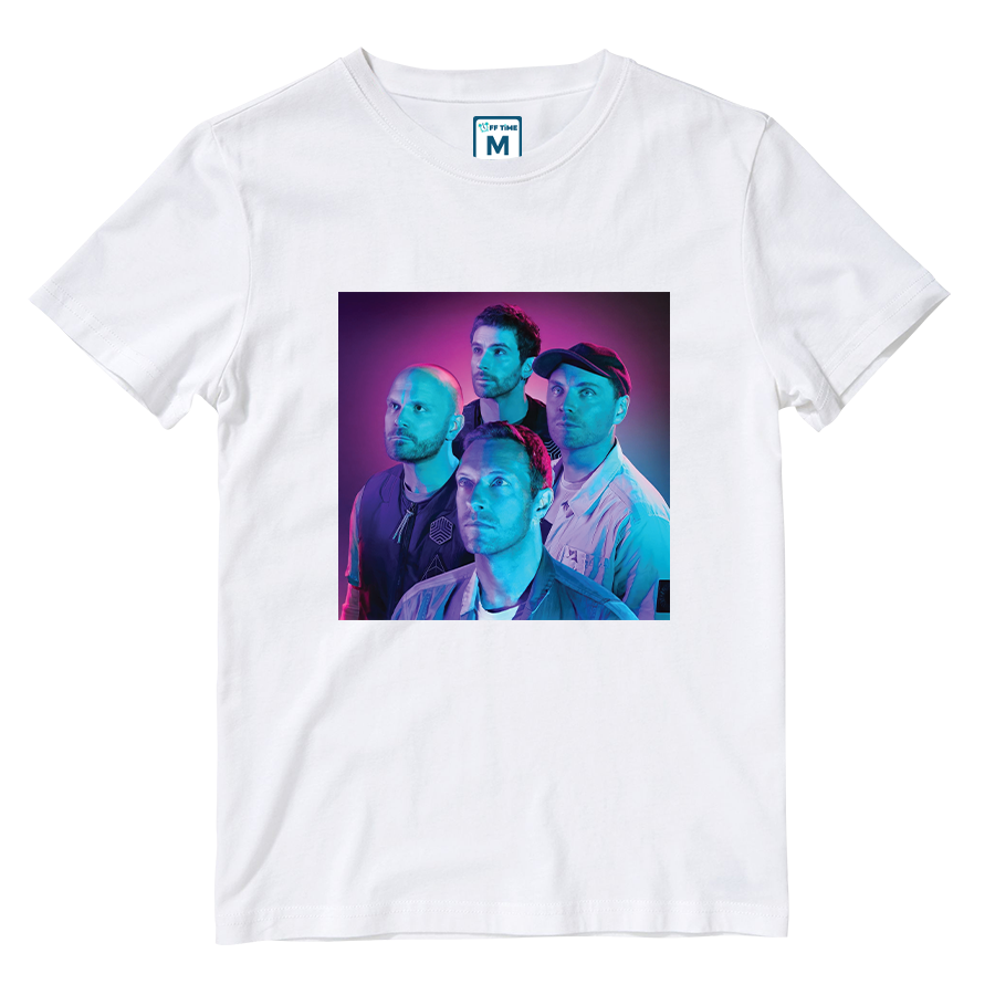 Cotton Shirt: Band Photo Colorful