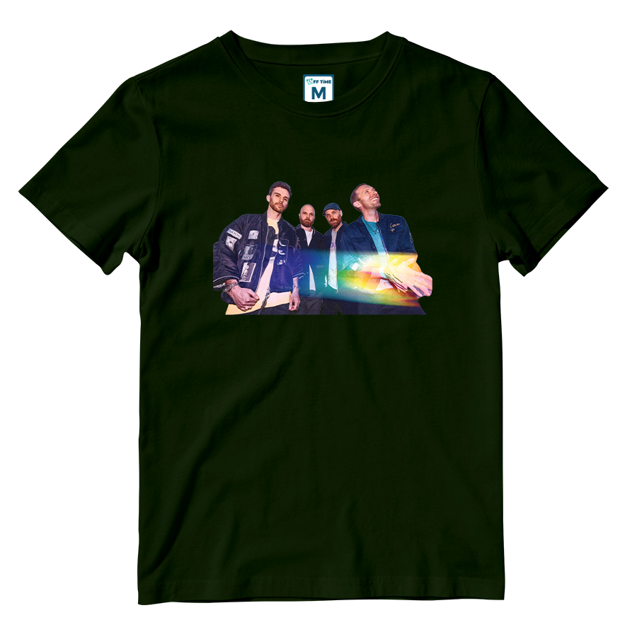 Cotton Shirt: Band Photo Rainbow