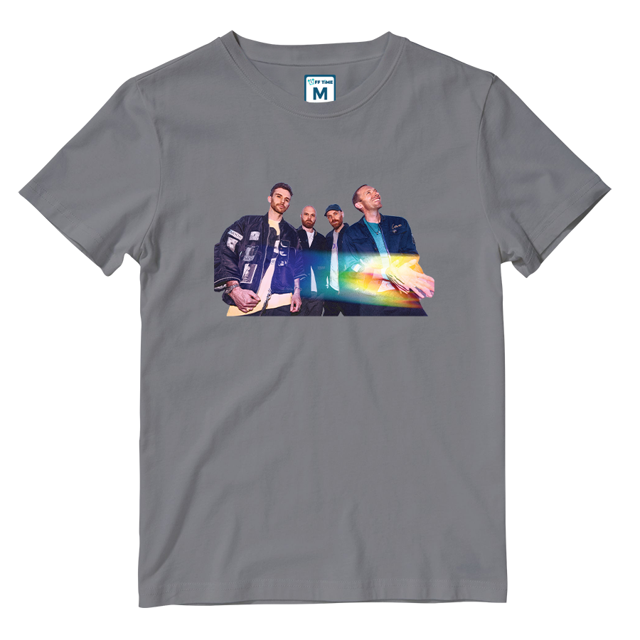 Cotton Shirt: Band Photo Rainbow