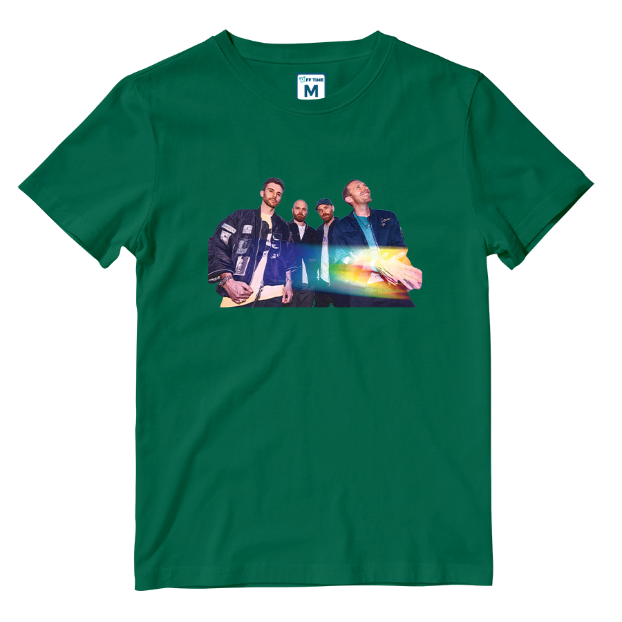 Cotton Shirt: Band Photo Rainbow