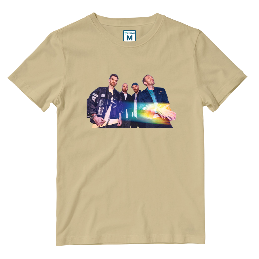 Cotton Shirt: Band Photo Rainbow