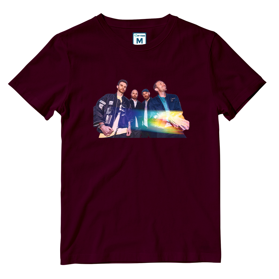 Cotton Shirt: Band Photo Rainbow