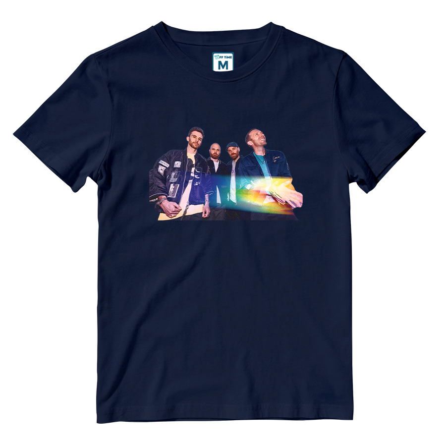 Cotton Shirt: Band Photo Rainbow
