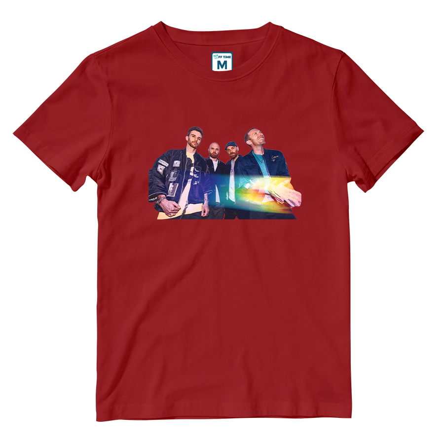 Cotton Shirt: Band Photo Rainbow