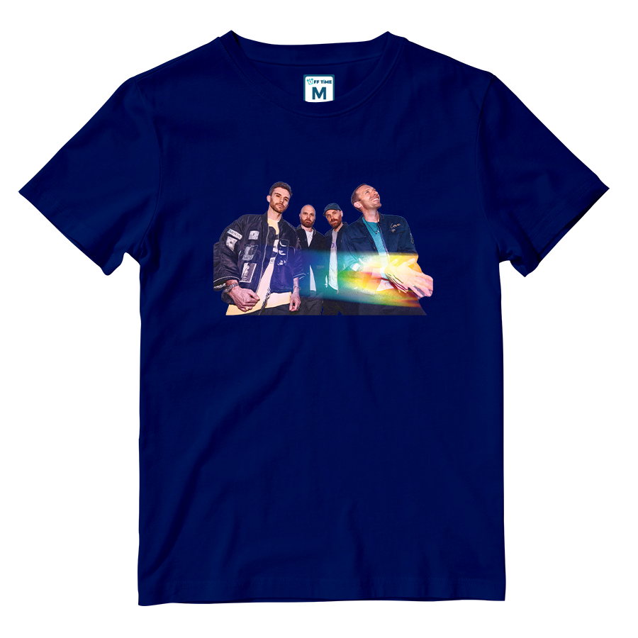 Cotton Shirt: Band Photo Rainbow