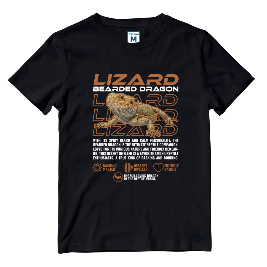 Cotton Shirt: Bearded Dragon