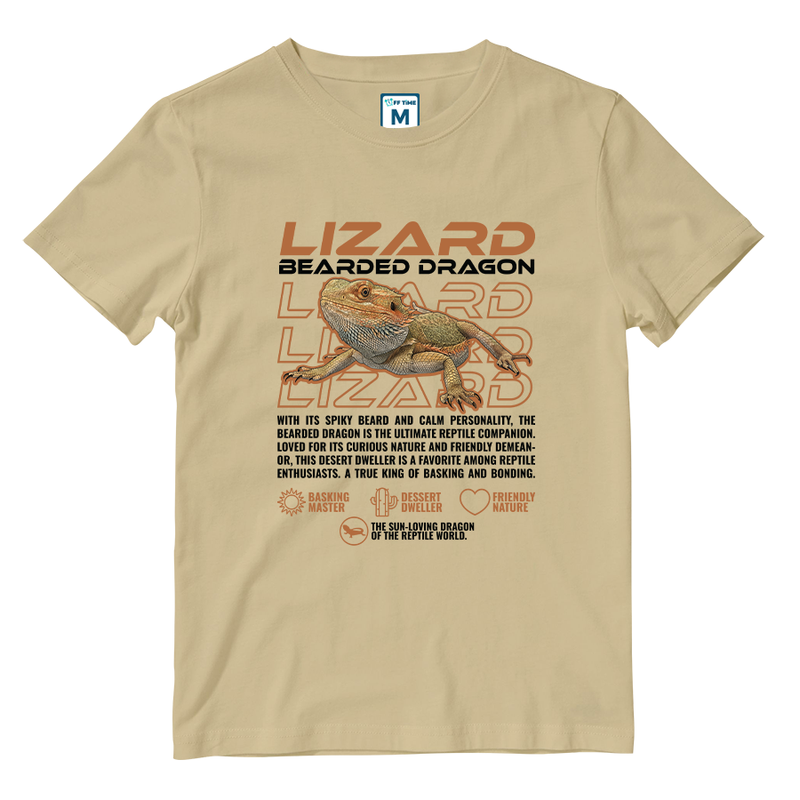 Cotton Shirt: Bearded Dragon